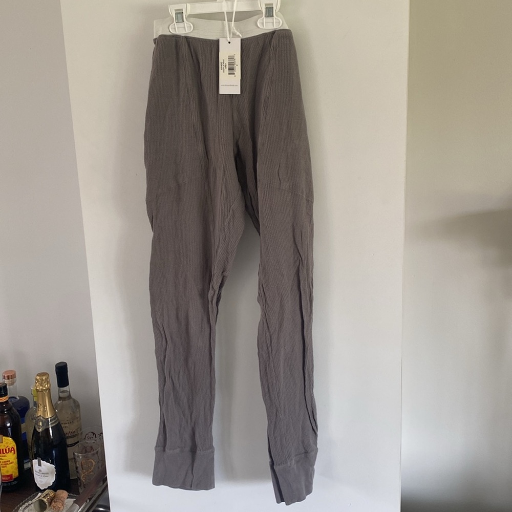 SKIN waffle jersey jogger pant M